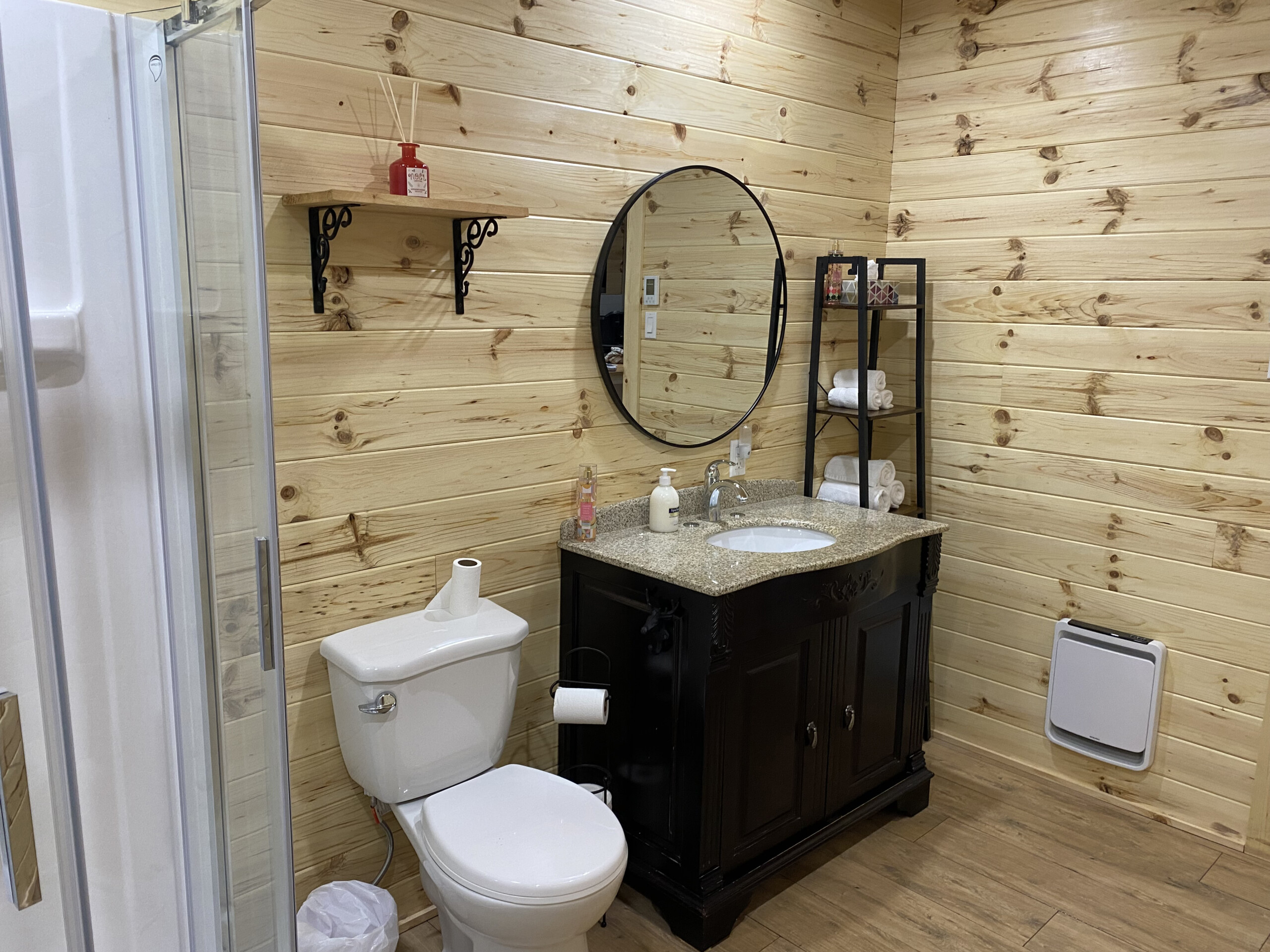 Salle de toilette douche fiche